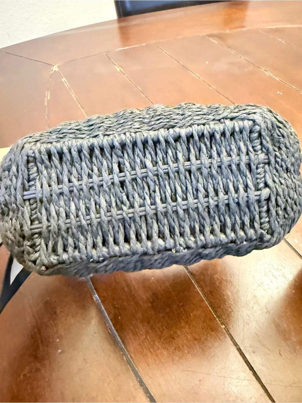 a new day Gray Woven Shoulder Bag with Scarf Accent